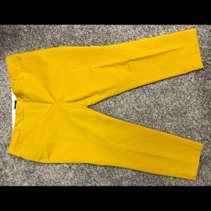 Mustard yellow ankle pants from Worthington